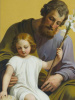 Hymn to St. Joseph Holy Card